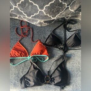 Two aerie bikini tops and one old navy bikini top! All size M.